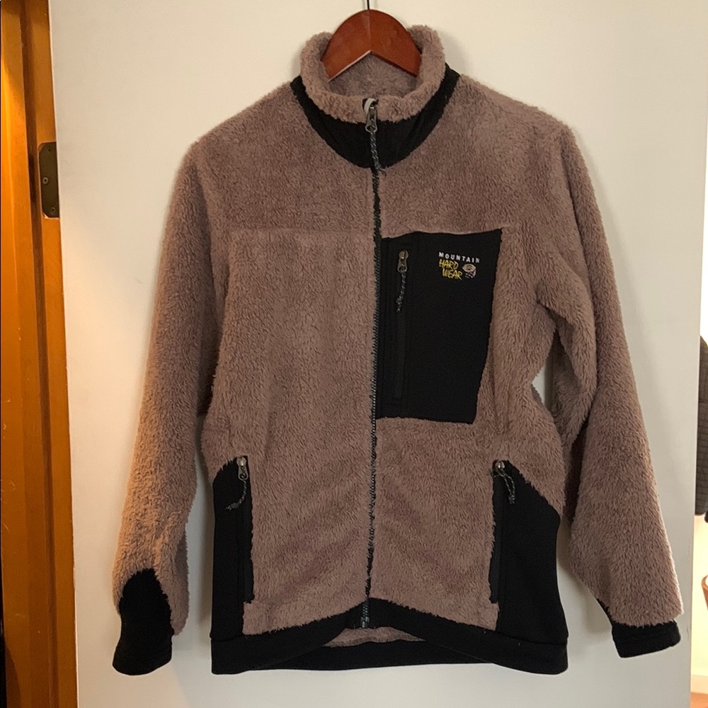 Mountain Hardwear Women’s Fleece Jacket - Brown and Black
